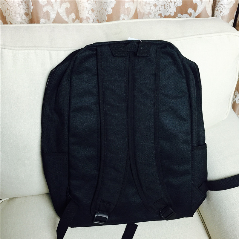 Minimalist shoulder bag big capacity Travel Backpack academy wind computer bag Leisure Bag Black Canvas2