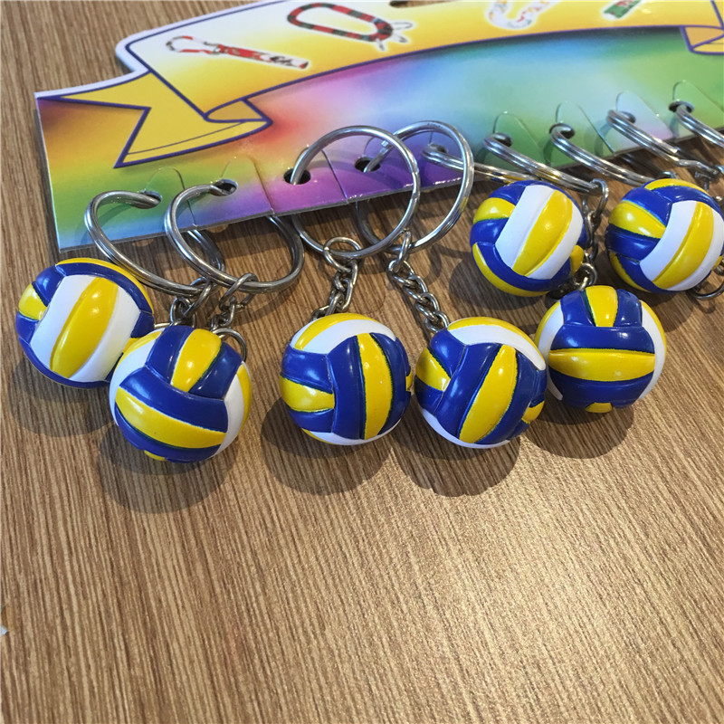 The volleyball key buckle is 12 sets of PU3