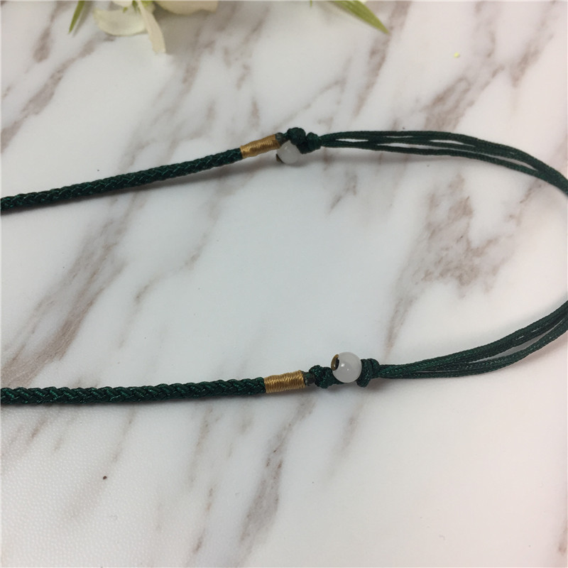 Perfume bottle Necklace decorative glass pendant pendant retro aromatherapy cinnabar lanugo sweater chain female accessories3