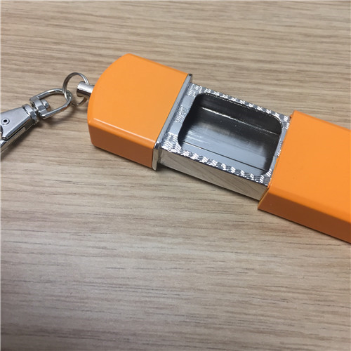 Orange, rectangular, portable ashtray, ashtray, creative environmental protection pocket, mini and small ashtray.3