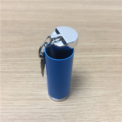 Blue circular flip over portable ashtray ashtray, creative environmental protection Pocket Mini Mini ashtray3