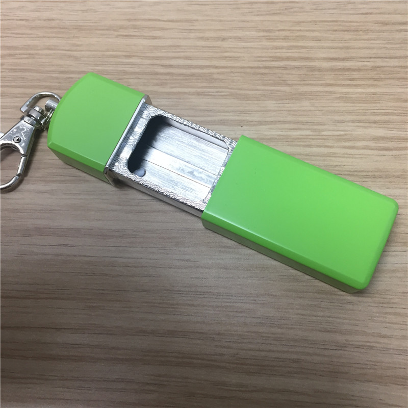 Green rectangular portable ashtray ashtray, creative environmental protection Pocket Mini Mini ashtray3