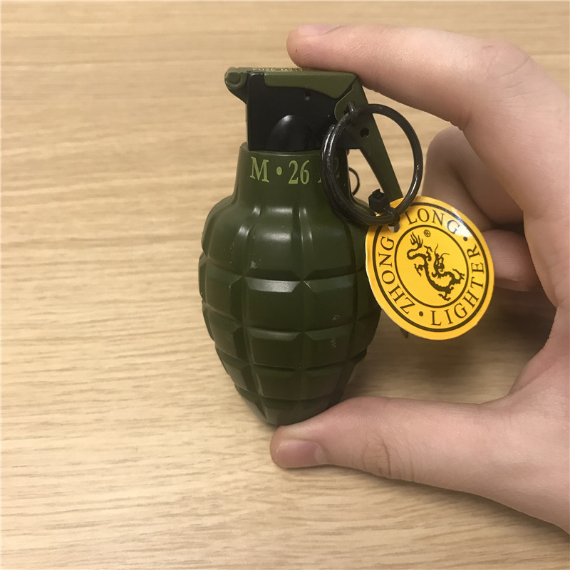 Grenade modeling lighter creative personality, windshield, open fire lighter creative gift2