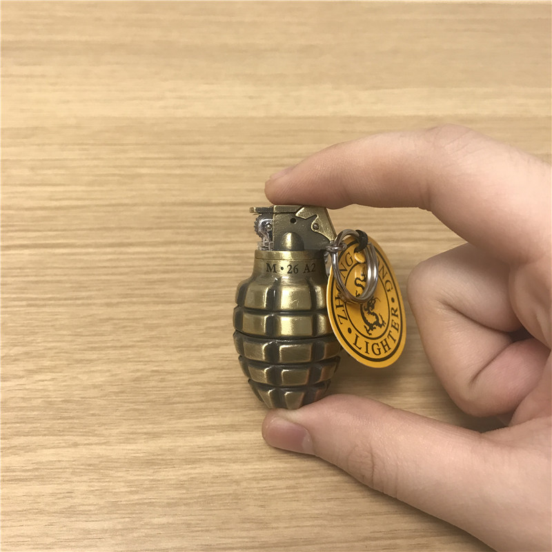 Grenade modeling lighter creative personality, windshield, open fire lighter creative gift2