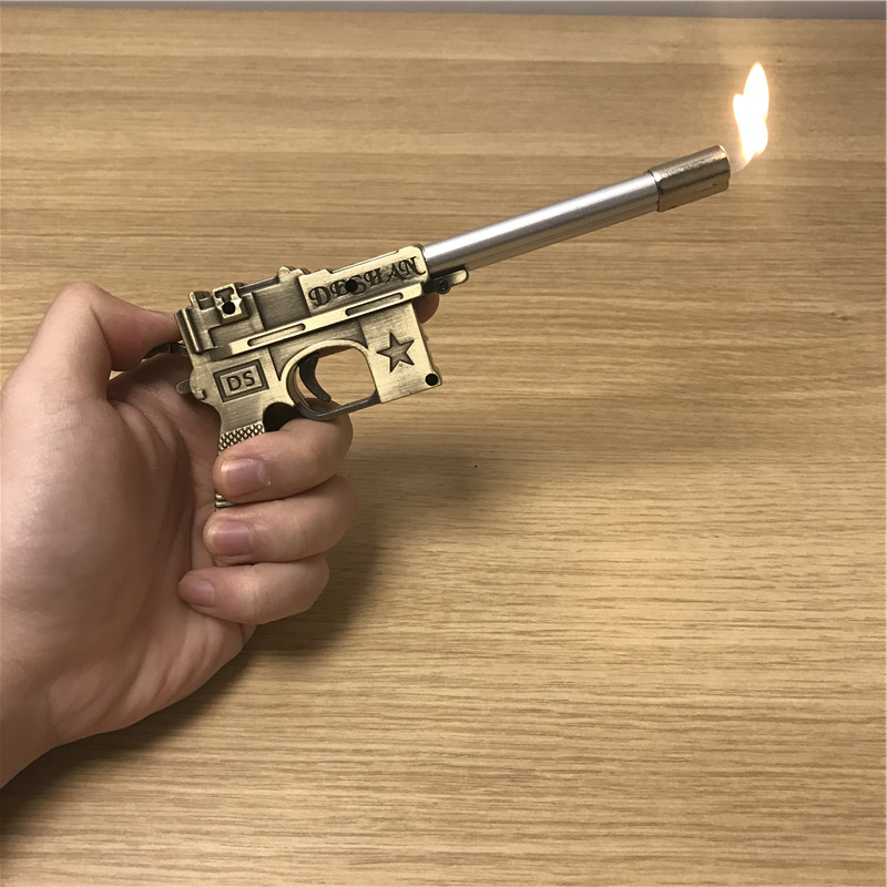 Pistol modeling lighter creative personality windshield fire lighter creative gift3