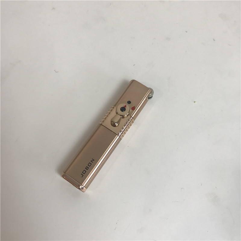 Characteristic modeling lighter, creative personality, windproof, golden lighter.2