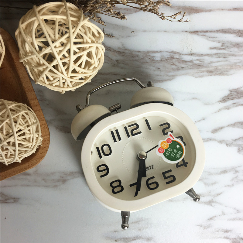 Simple creative rectangular bell alarm (white)3