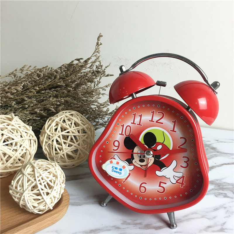 Simple creative Mickey bell alarm (red)1