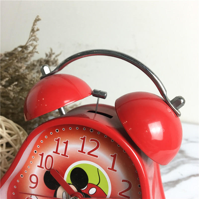 Simple creative Mickey bell alarm (red)2
