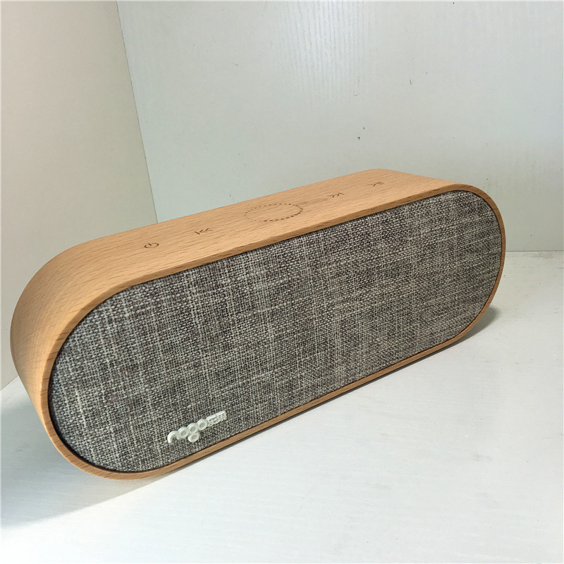 Dimethoate original sound solid wood touch wireless Bluetooth speaker creative home mini audio1