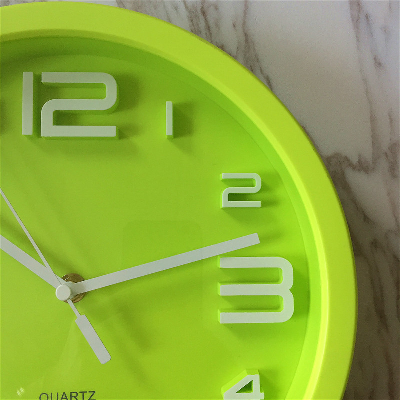 Green fashion modeling electronic clock clock2