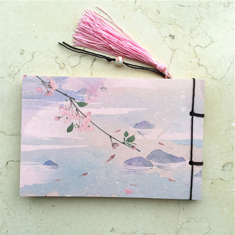 Tassel ink painting notebook2