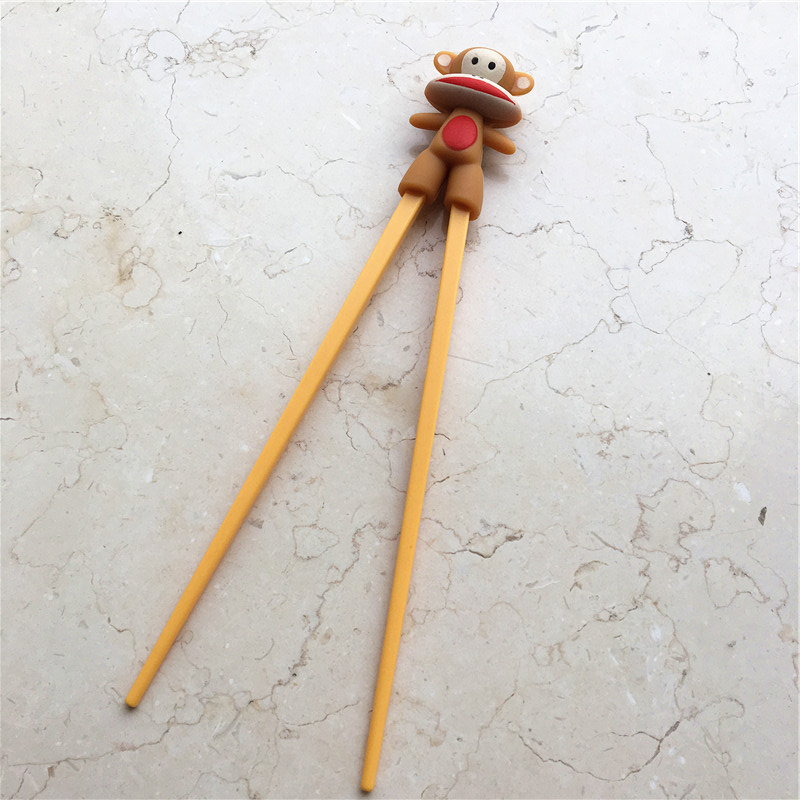 Cute cartoon big mouthed monkey chopsticks1