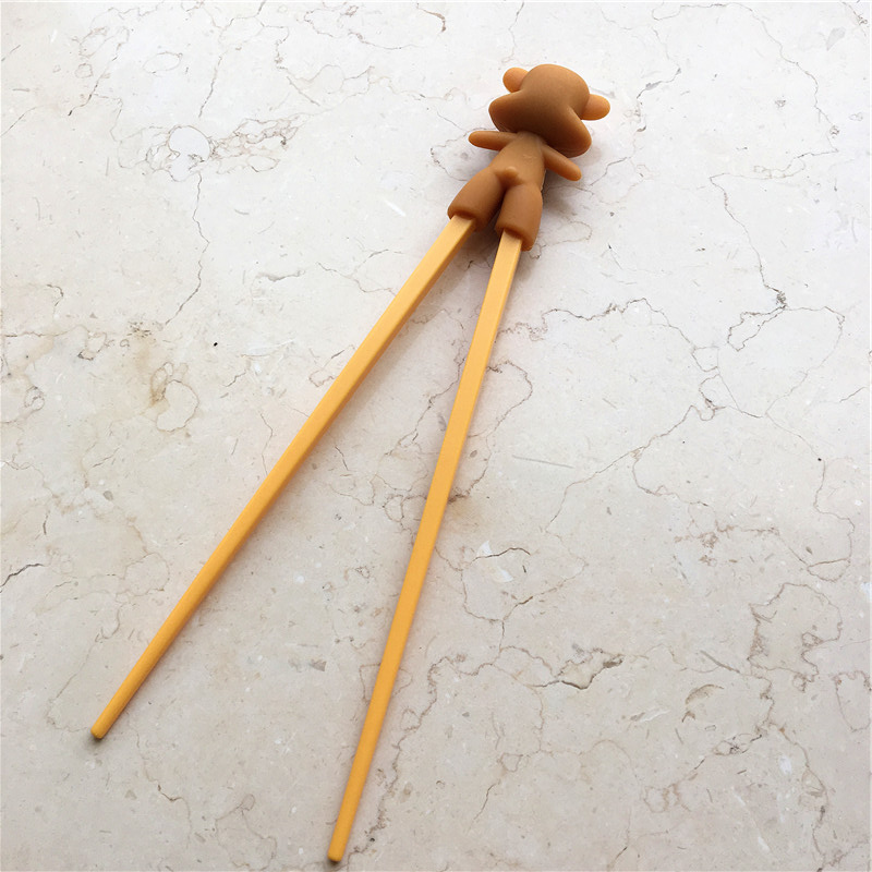 Cute cartoon big mouthed monkey chopsticks2