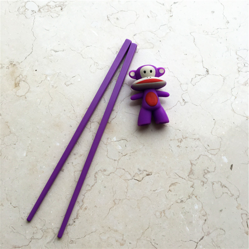 Cute cartoon big mouthed monkey chopsticks3