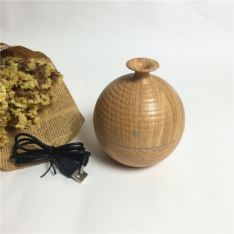 Wood Vase scented humidifier HP-009S shallow2