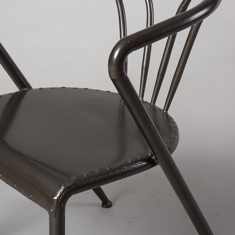 Antique iron chair5