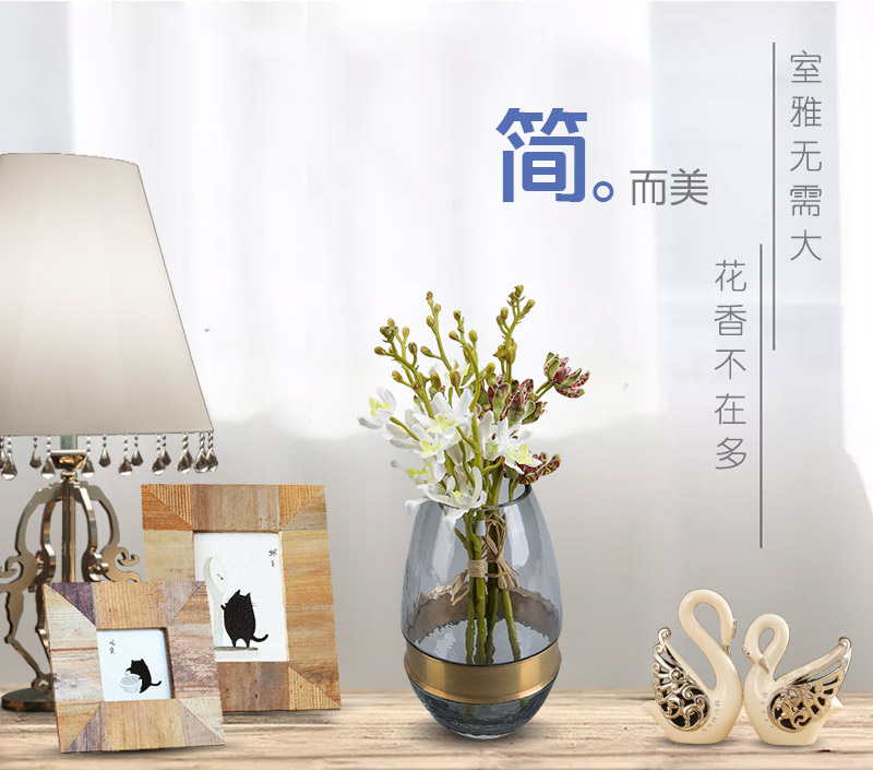 The beam glue Home Furnishing indoor simulation spider orchid floral hall table Home Furnishing office model room decoration flower flower1