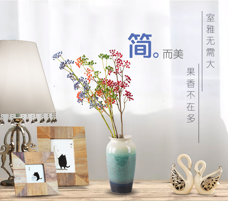 Ivy fruit glue home, indoor simulation flower room, table, home office, model room, decorative flower arrangement, emulation flower.1