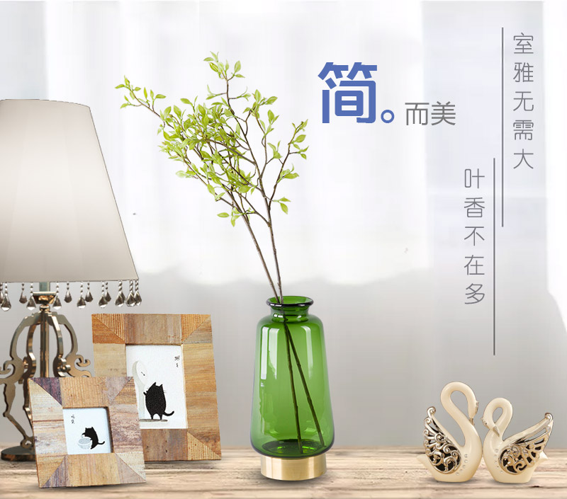 Citron leaves glue Home Furnishing floral hall indoor simulation table Home Furnishing office model room decoration flower flower1