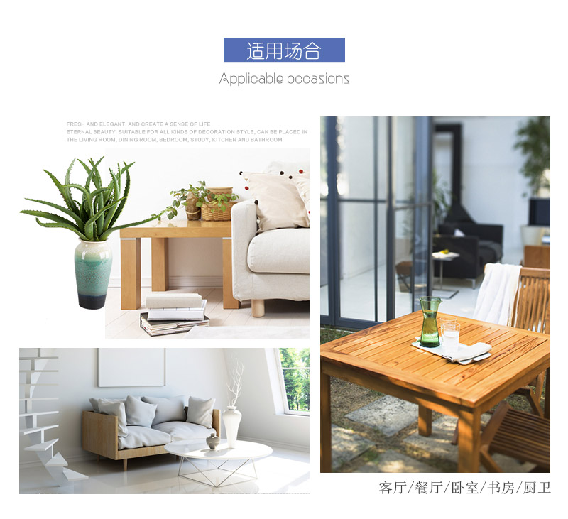 Aloe Vera glue home, indoor simulation flower room, table, home office, model room, decorative flower arrangement, simulation plant5