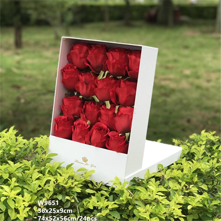 The flip box can be placed vertically on a creative gift box of eternal life with flowers flowers soap box2