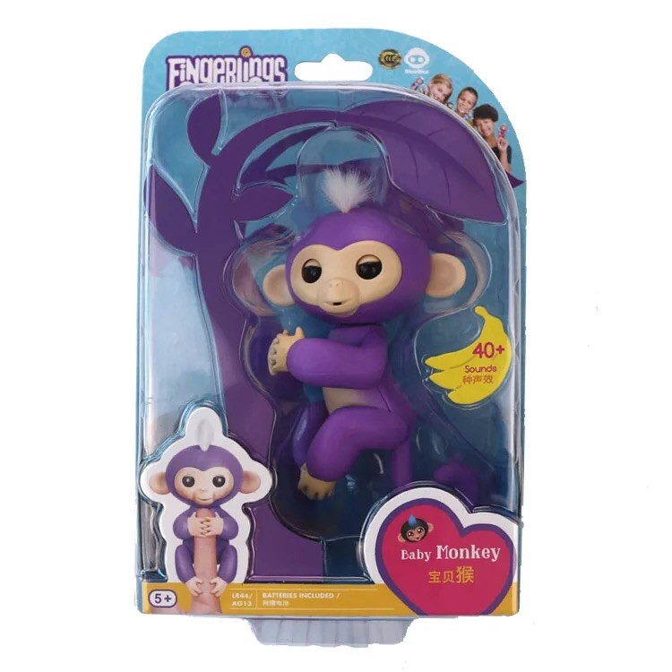 Fingerlings colorful fingers Monkey Monkey Monkey Toy smart electric pet baby monkey3