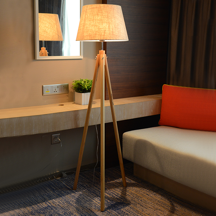 European style lamp K-56 lamp cloth + Creative wooden villa model room lamp3