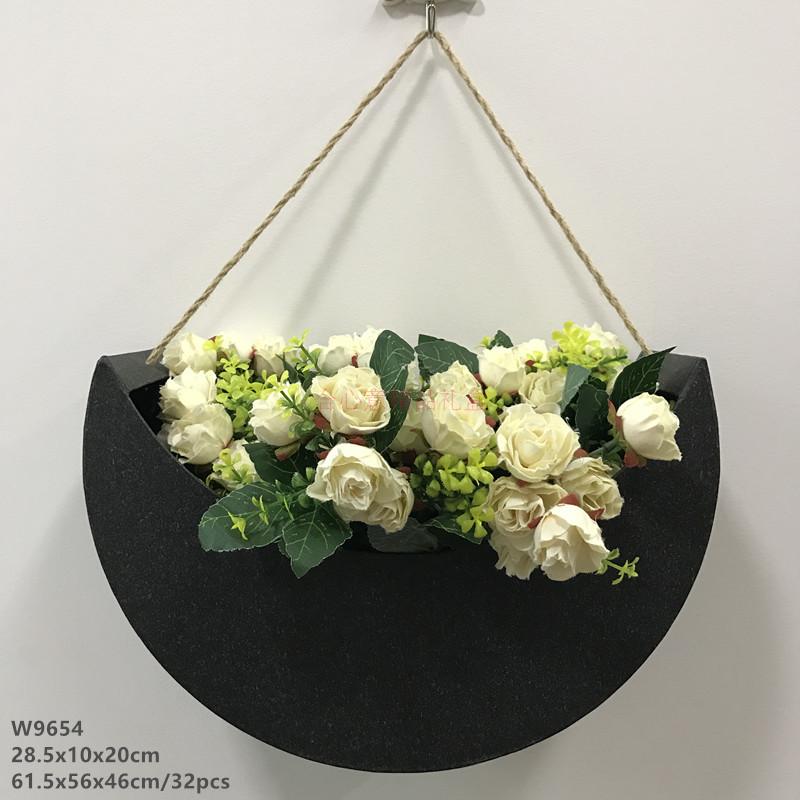 The wedding special basket hanging rope hand soap flower box flower living packing box1