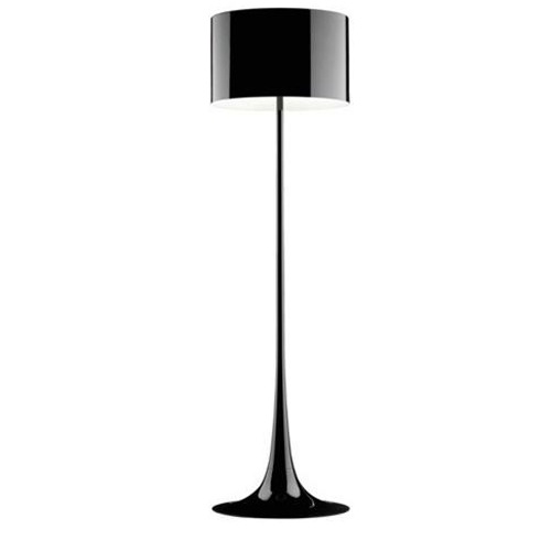Nordic IKEA modern simple wind floor lamp K-3003 black and white two color optional living room bedside floor lamp3