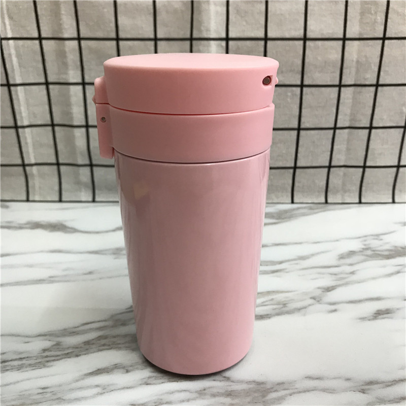 Simple business vehicle thermal insulation Cup, convenient cup cover, carry on cup, creative travel cup.2