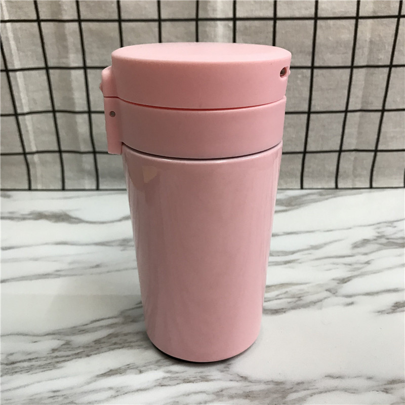 Simple business vehicle thermal insulation Cup, convenient cup cover, carry on cup, creative travel cup.2