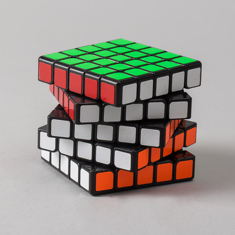 A five PVC black magic cube4