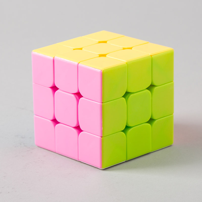 Square box color three order magic cube2