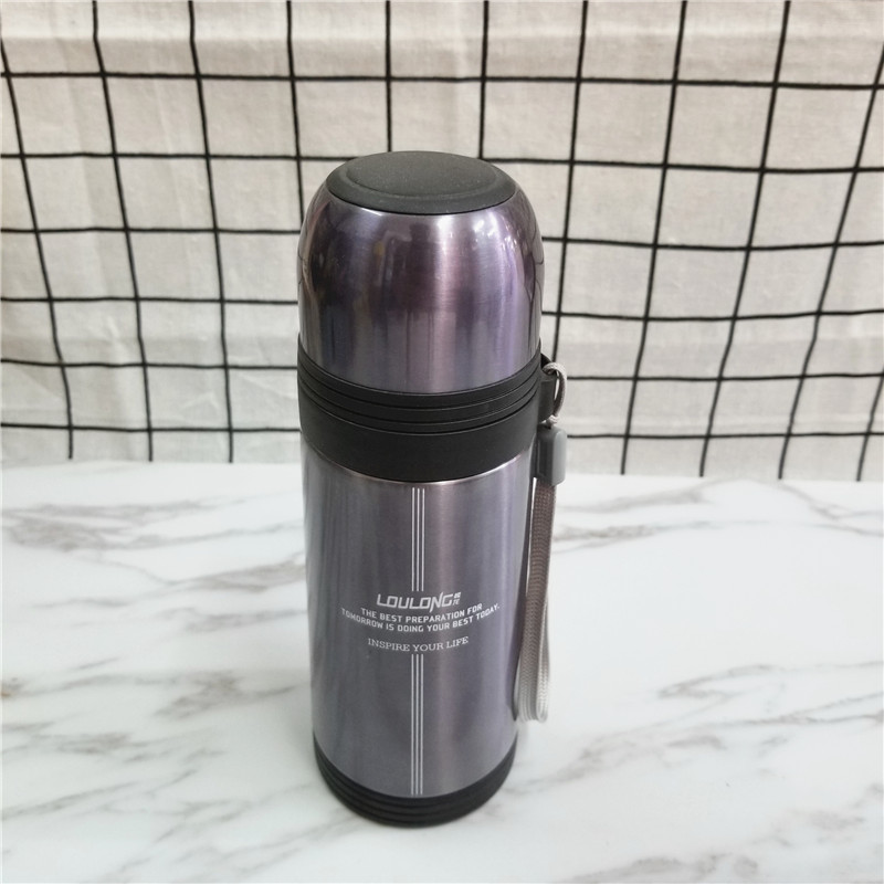 Simple business vehicle thermal insulation Cup, convenient cup cover, carry on cup, creative travel cup.1