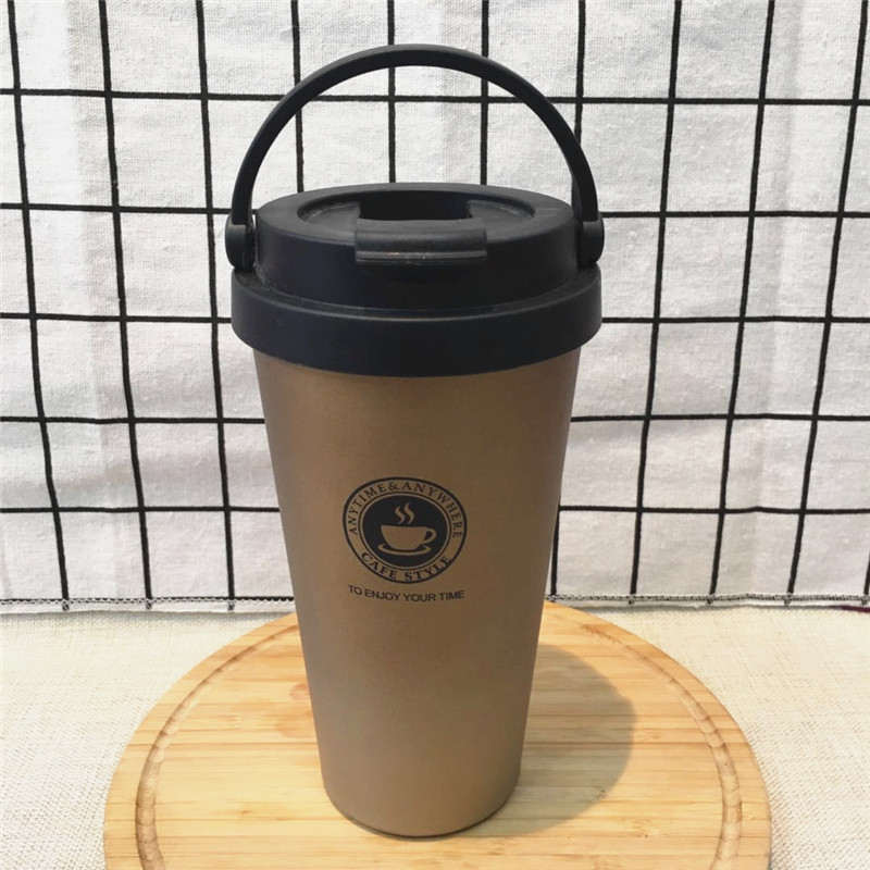 Simple business car thermal insulation Cup, convenient cup cover, carry cup, creative travel cup.3