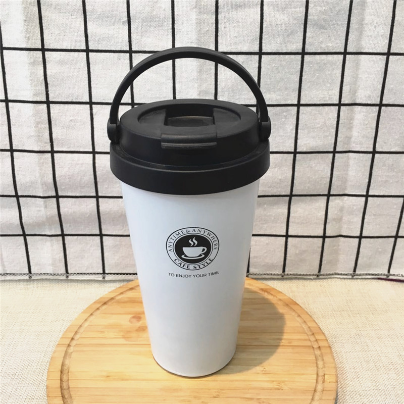 Simple business car thermal insulation Cup, convenient cup cover, carry cup, creative travel cup.3