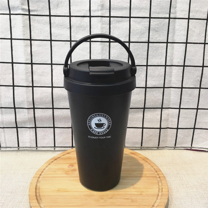 Simple business car thermal insulation Cup, convenient cup cover, carry cup, creative travel cup.3