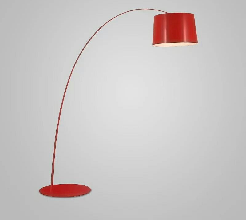 Nordic minimalist floor lamp K-3016 living room bedroom study floor lamp red2
