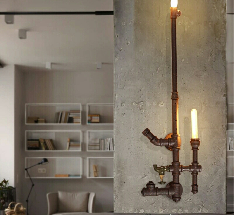 B-372 iron wall lamp creative personality wall lamp small1