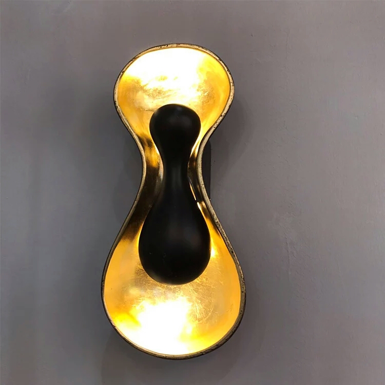 B-405 resin + gold foil wall lamp creative personality wall lamp1