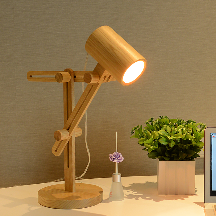 Fashion simple wooden desk lamp TD-2051 living room study bedroom lamp4