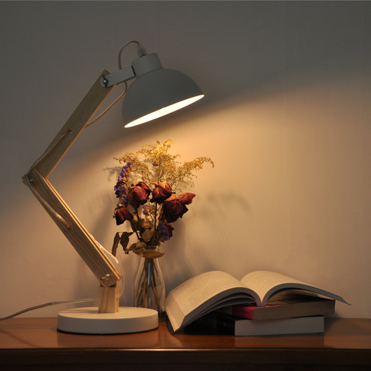 Simple practical desk lamp TD-2028 white bedroom desk lamp3