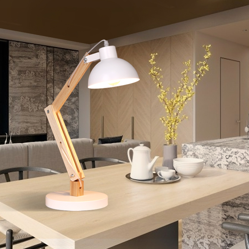 Simple practical desk lamp TD-2028 white bedroom desk lamp1