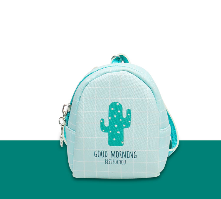 New cartoon cute mini zero wallet backpack zero wallet PU lady5