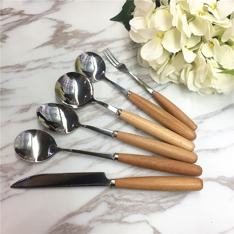 Stainless steel tableware and fork and spoon chopsticks1