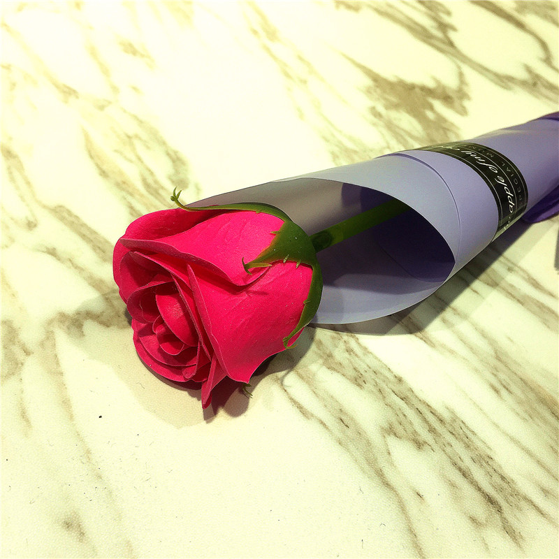 Christmas birthday gifts for girls, wedding and hand gifts, single rose simulation flowers2