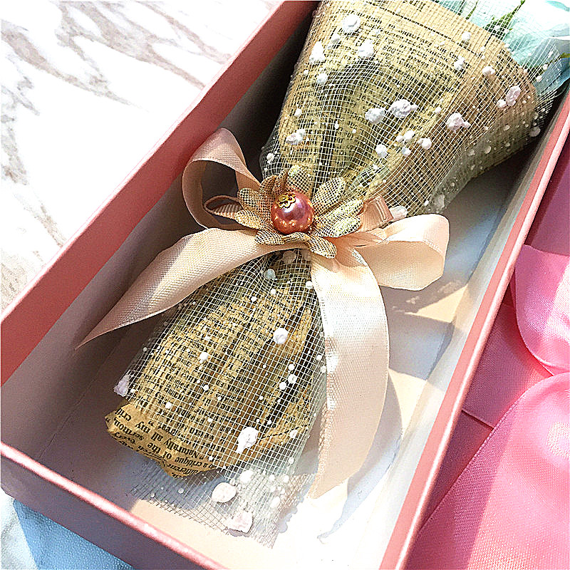 Christmas gift, girl gift, long box, rose, emulation flower.3