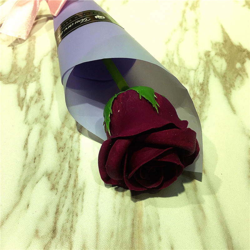 Christmas gifts, girls gifts, single rose simulation flowers3