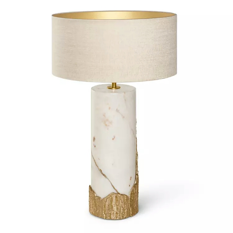 Post-modern high-grade marble pure copper table lamp TD-2170 hotel guest room living room decoration desk lamp1